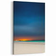 Twilight Beach Scene in Yucatan - Mexico Yucatan Wall Art Print