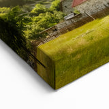 Albania Canvas Art - Historic Mountain Church Albania Landscape Print