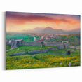 Albanian Landscape Print - Historic Fortress and Sunset Albania Wall Art