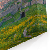 Albanian Landscape Print - Historic Fortress and Sunset Albania Wall Art