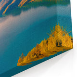 Scenic Albania Art - Serene Lake and Mountains Albania Landscape Print