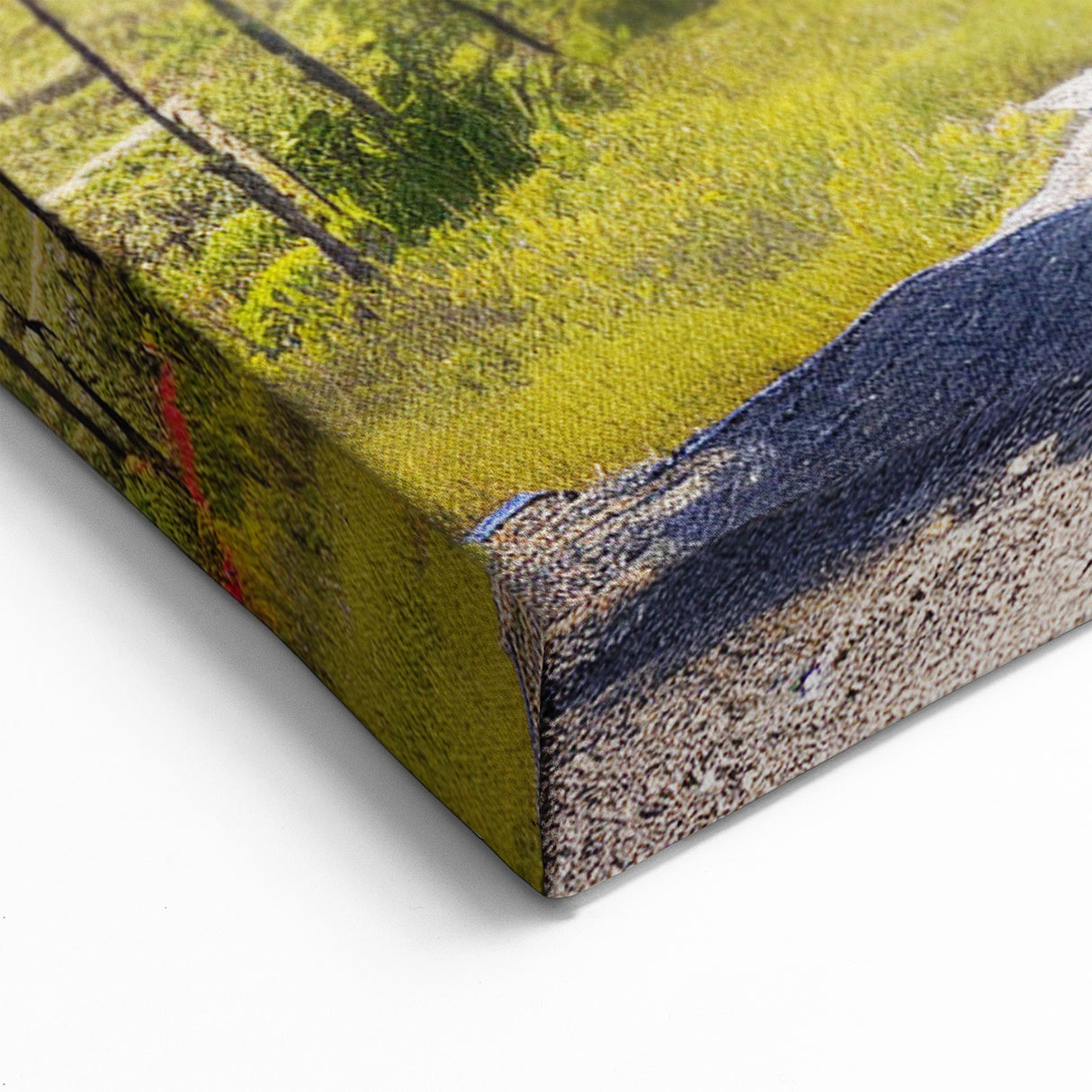 Albania Canvas Art - Rustic Mountain Village Scenic Decor