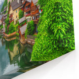 Austria Wall Art - Majestic Hallstatt Village with Mountain Views Print