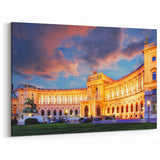 Vienna Wall Decor - Hofburg Palace at Sunset Architectural Art Print