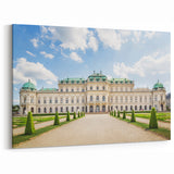 Austrian Landscape Art - Belvedere Palace Vienna in Daylight Print