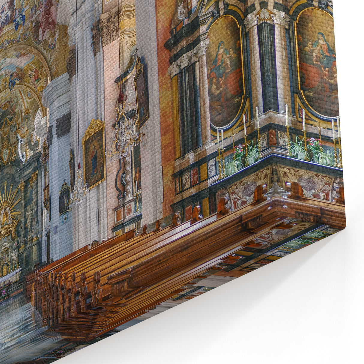Austrian Landscape Art - Stunning Baroque Church Interior Photography