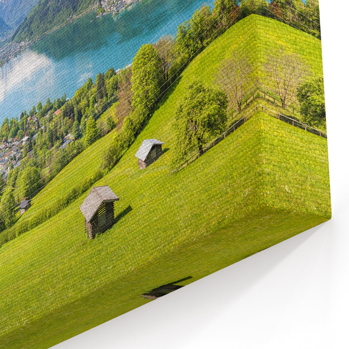 Austrian Alps Artwork - Stunning Alpine Lake and Mountain View Print