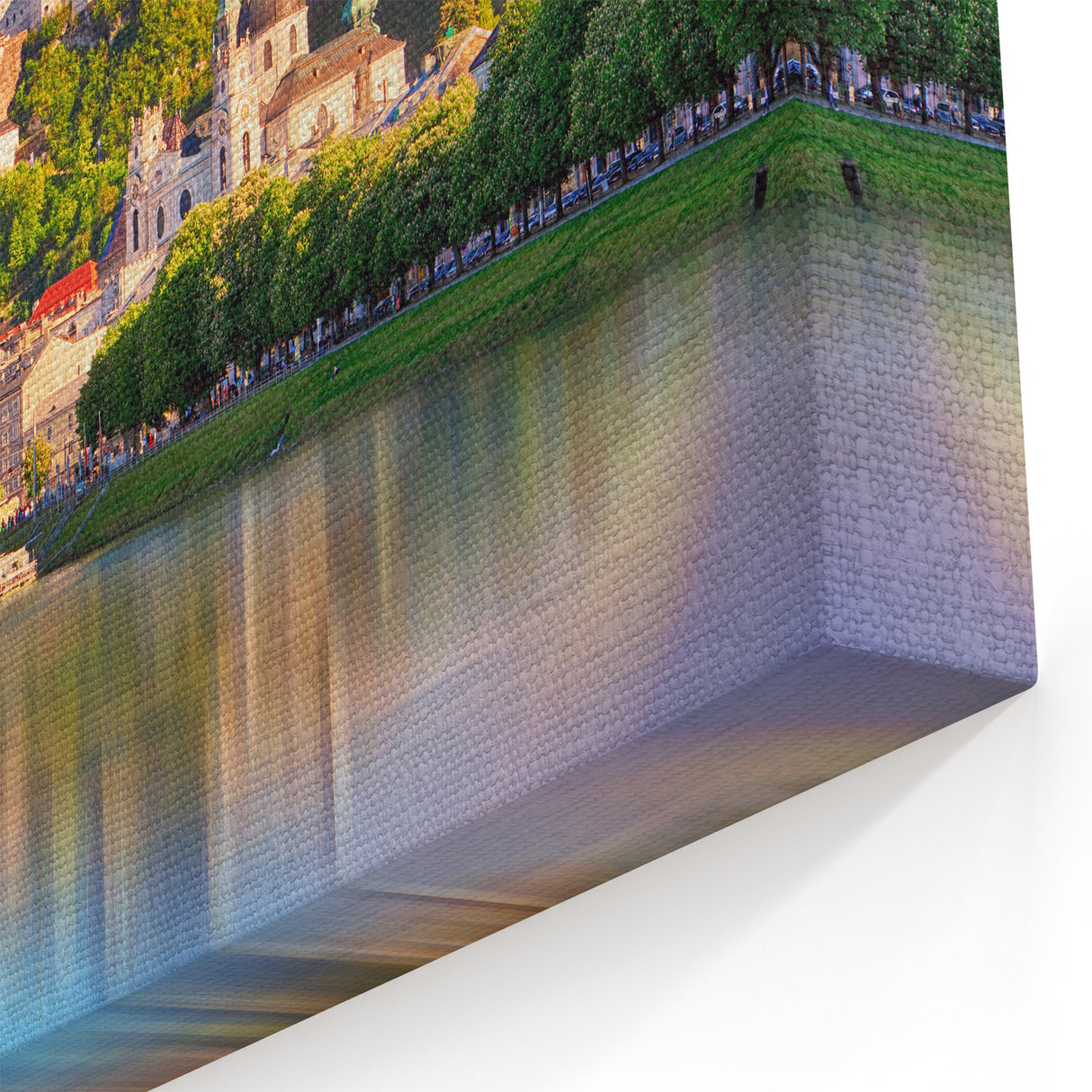Salzburg Art Prints - Stunning View of Fortress Hohensalzburg and Rainbow