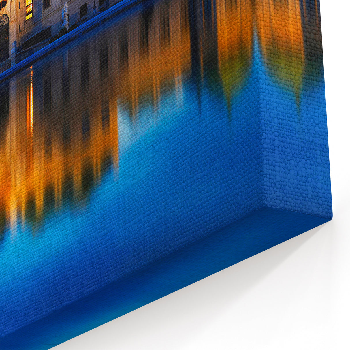 Austria Wall Art - Majestic Belvedere Palace with Reflections at Dusk