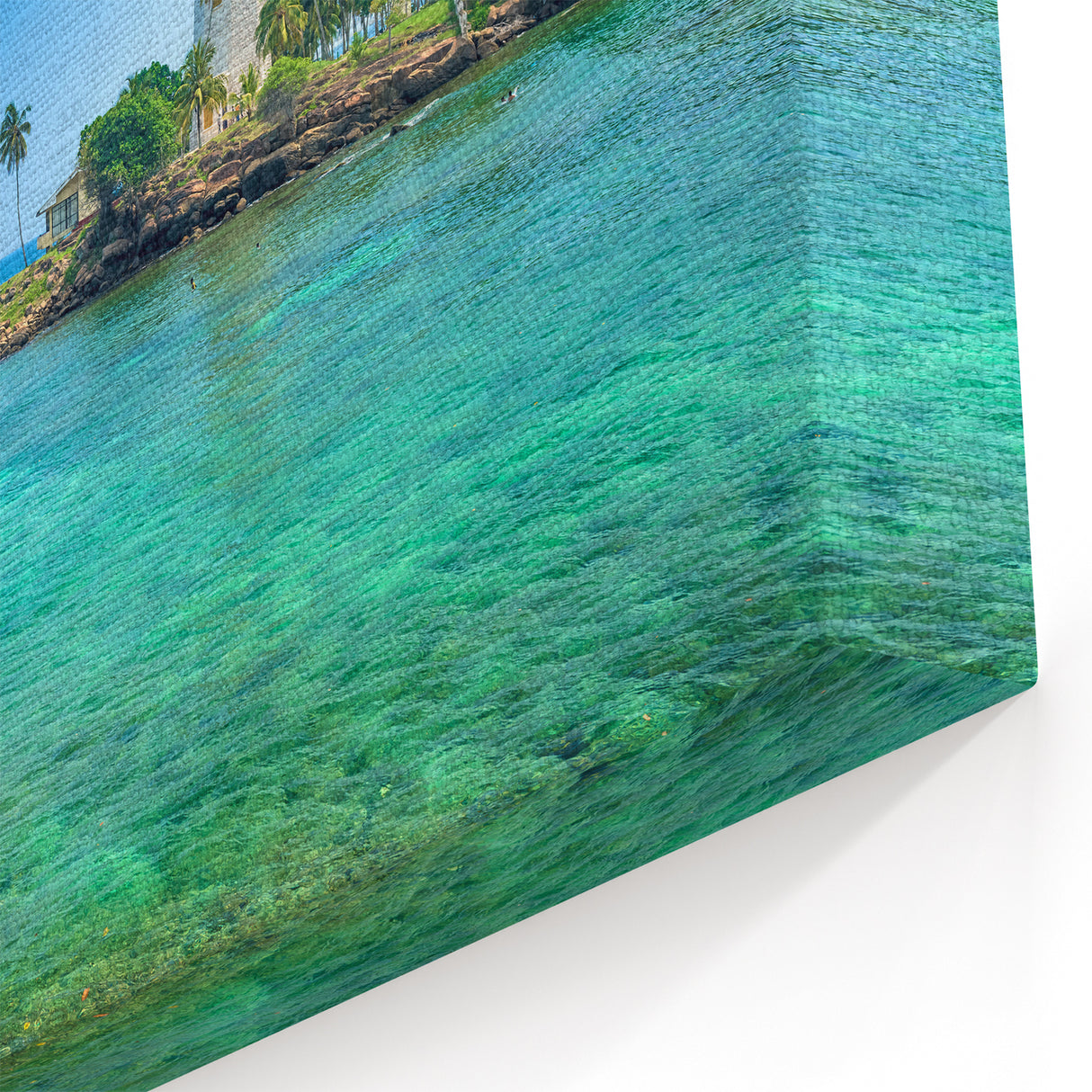 Scenic Sri Lanka Prints - Tropical Lighthouse by Crystal Waters Canvas Print