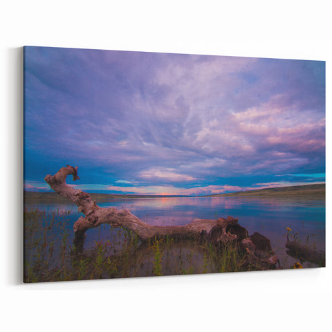 Dramatic Sky Over Lake – Saskatchewan Wall Art, Scenic Landscape Prints