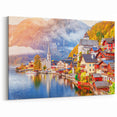 Austrian Landscape Art - Scenic Austria Prints of Hallstatt Village