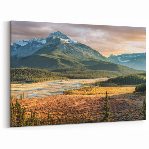 Mountain Valley Serenity – Saskatchewan Wall Art, Scenic Landscape Prints