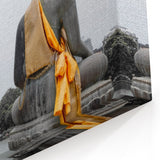 Sri Lanka Photography Prints - Twin Buddha Statues with Cityscape