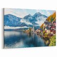 Austrian Landscape Art - Scenic Austria Prints of Hallstatt Village