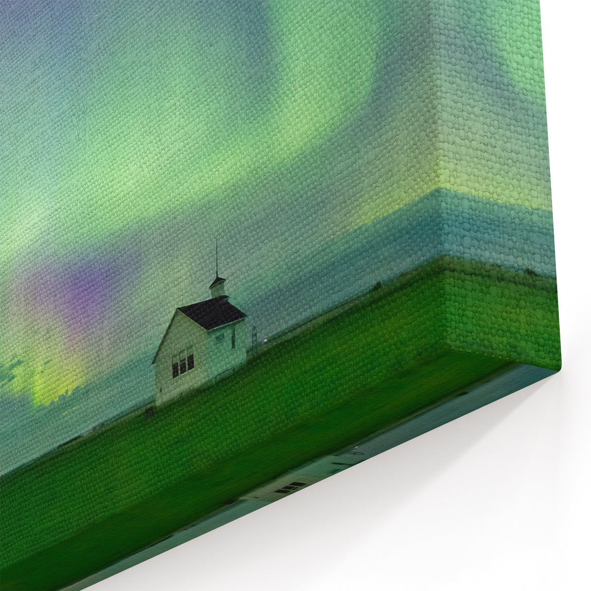 Northern Lights Over Prairie – Scenic Saskatchewan Wall Art