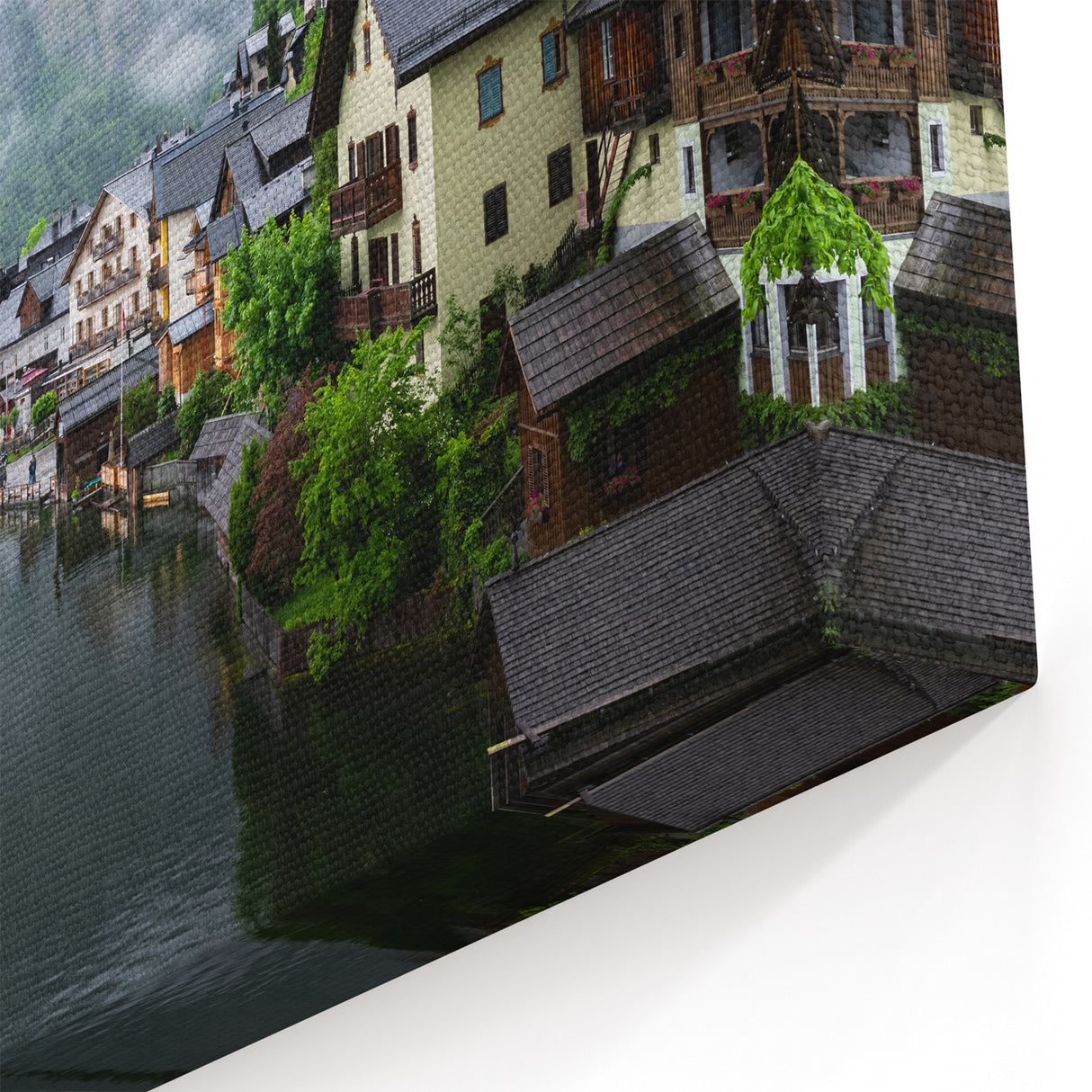 Scenic Austria Prints - Austria Photography Art of Hallstatt Village