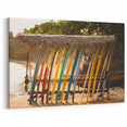 Sri Lanka Photography Prints - Vibrant Surfboards on Tropical Beach