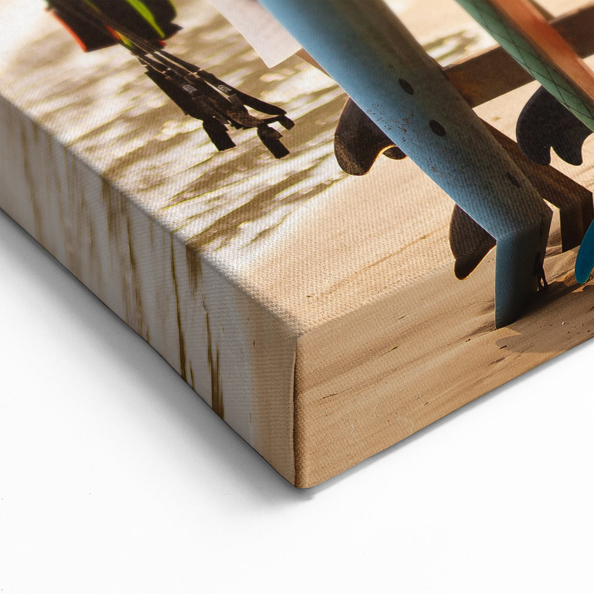 Sri Lanka Photography Prints - Vibrant Surfboards on Tropical Beach