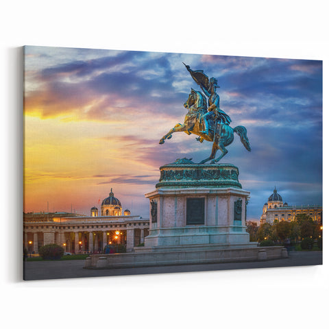 Vienna Wall Decor - Austria Photography Art of Equestrian Statue