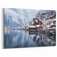 Austrian Alps Artwork - Scenic Austria Prints of Hallstatt in Winter