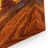 Harvesting at Sunset – Scenic Saskatchewan Agricultural Wall Art