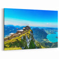 Austria Wall Art – Stunning Austrian Alps View Over Lake and Mountains