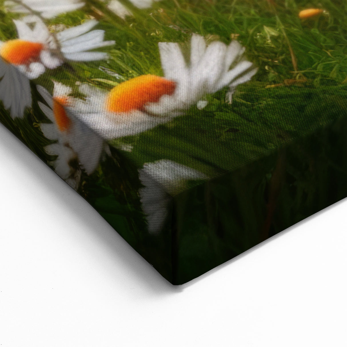 Austrian Landscape Art – Majestic Alpine Meadow with Snowy Mountain Peaks