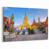 Grand Bangkok Temple Complex - Golden Hour Canvas Art
