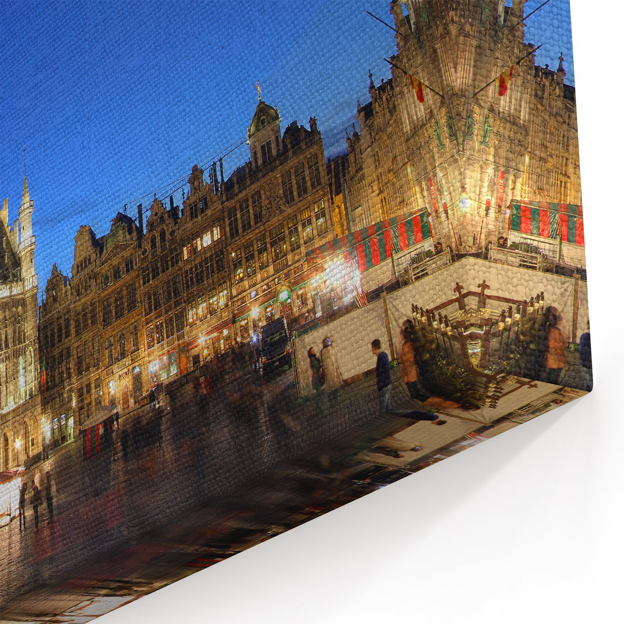 Belgium Wall Art - Grand Place in Brussels Belgium Canvas Art