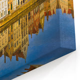 Belgium Travel Art - Colorful Reflections in Bruges Belgium Wall Art