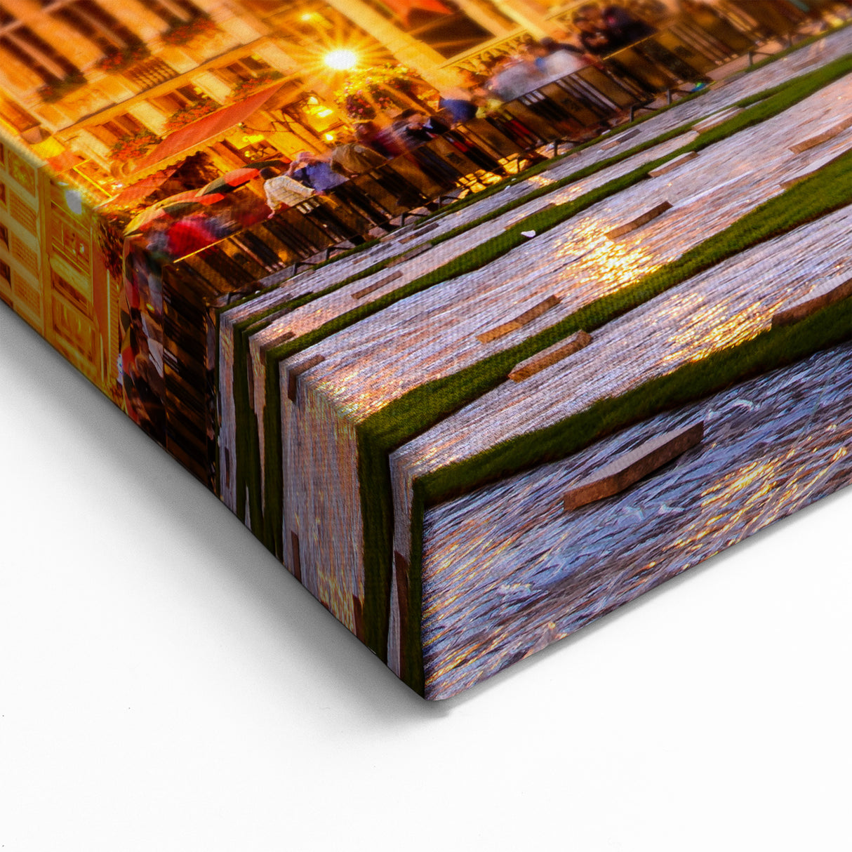 Belgium Canvas Art - Grand Place Brussels Night View Belgian Wall Art