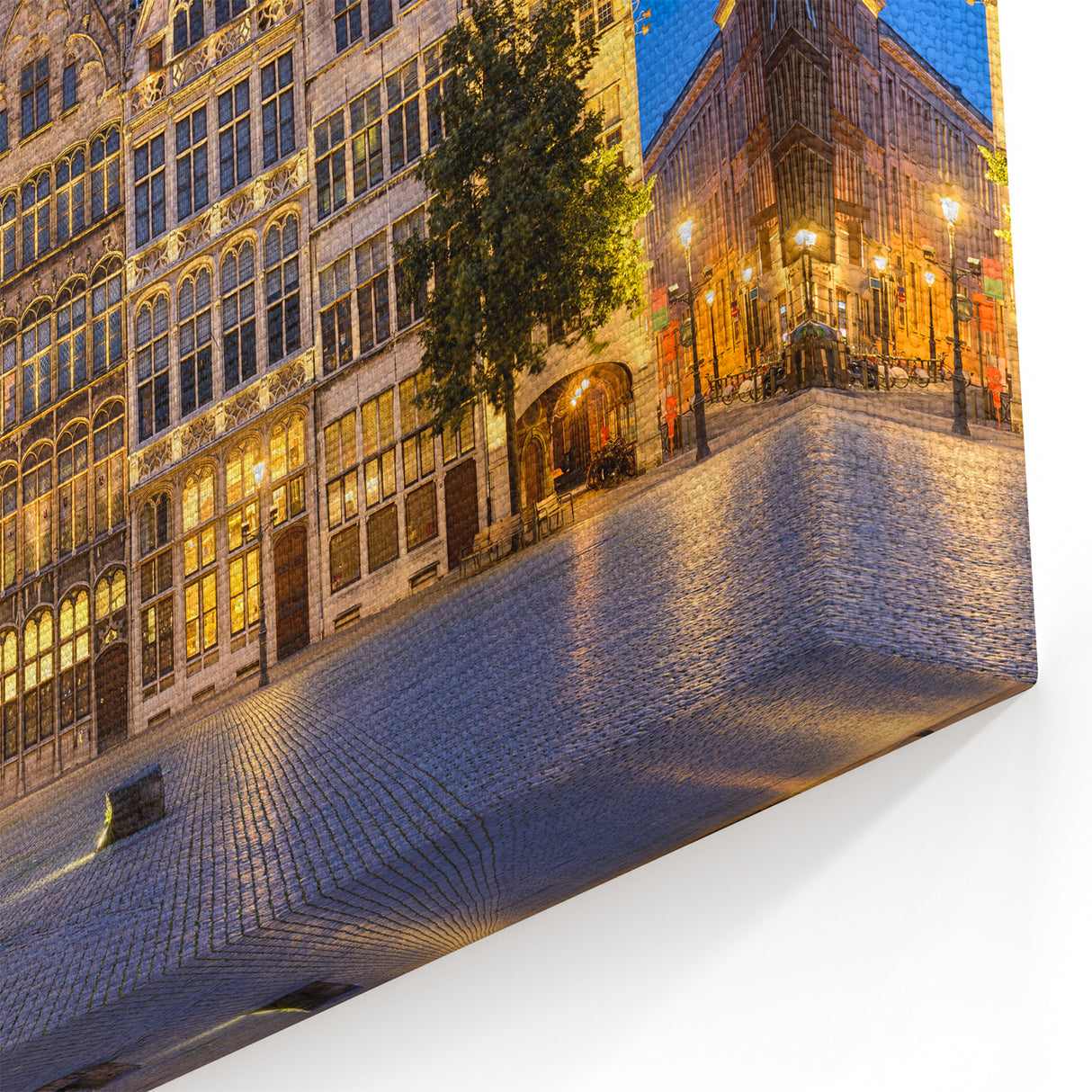 Belgian Scenery Prints - Antwerp Grote Markt Belgium Canvas Art