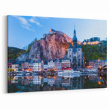 Belgian Landscape Photography - Dinant Riverfront Belgium Wall Art