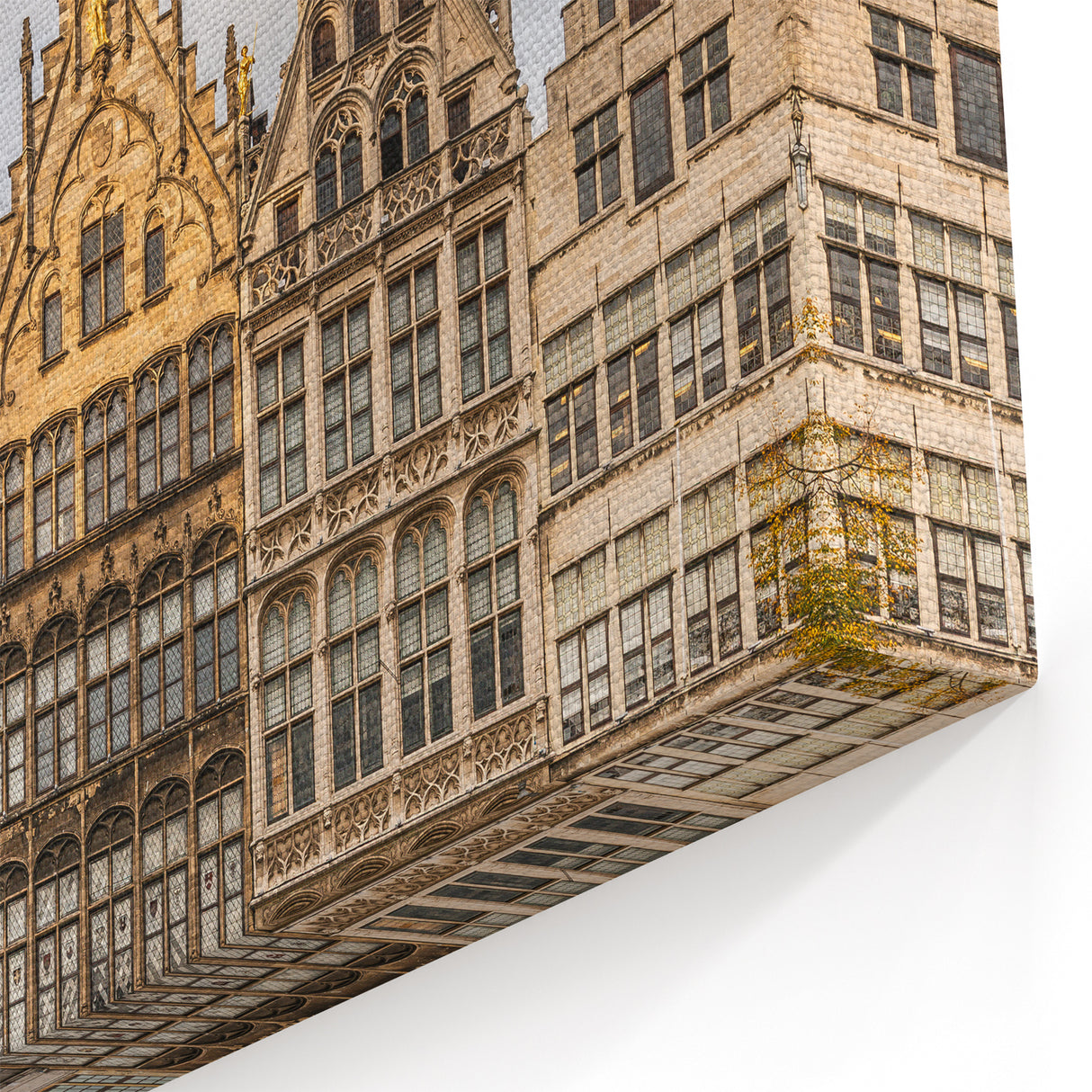 Historic Belgium Art Prints - Antwerp Guildhalls Belgium Wall Art