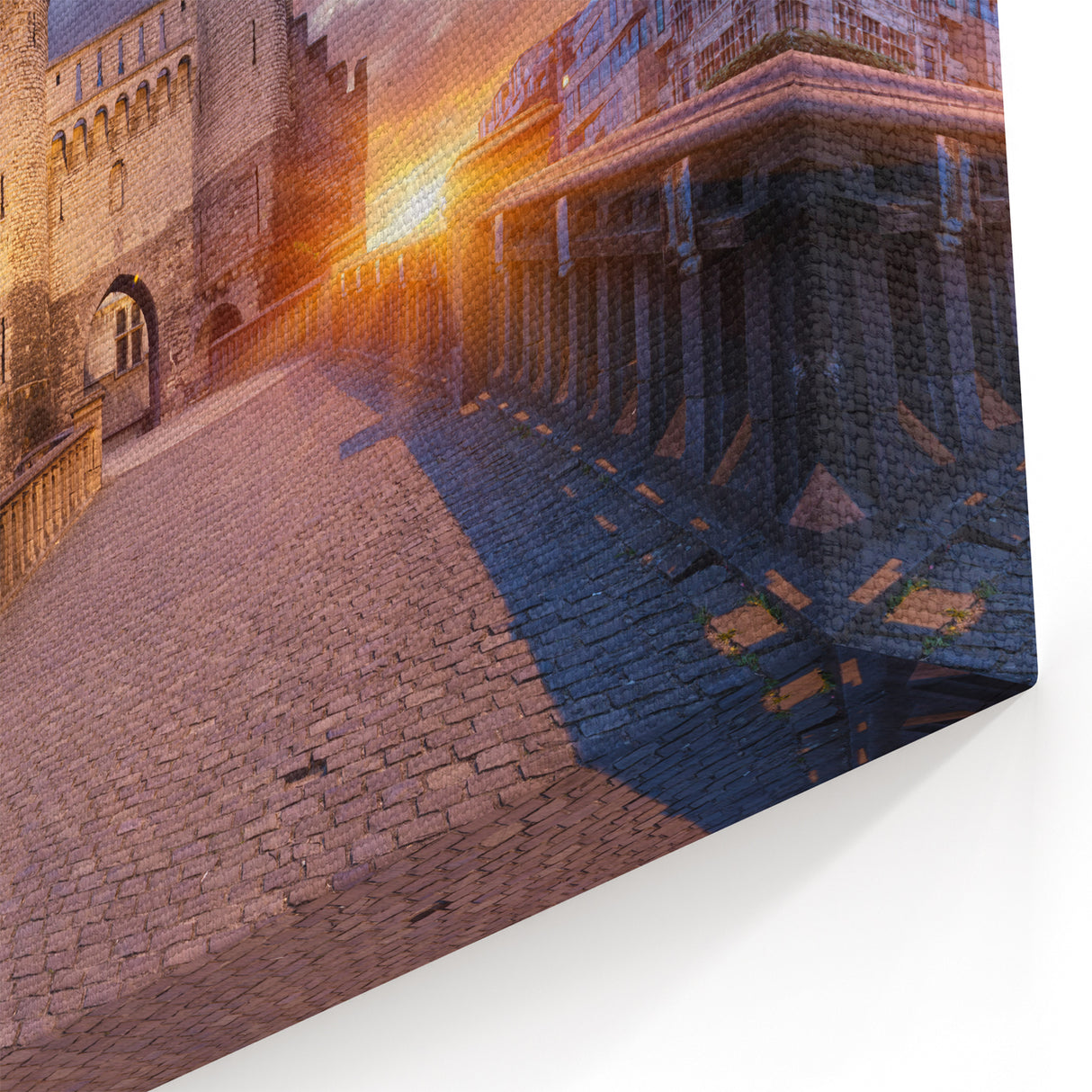 Historic Belgium Art Prints – Castle of Antwerp at Sunset