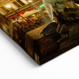 Belgium Travel Art – Antwerp's Brabo Fountain and Historic Square