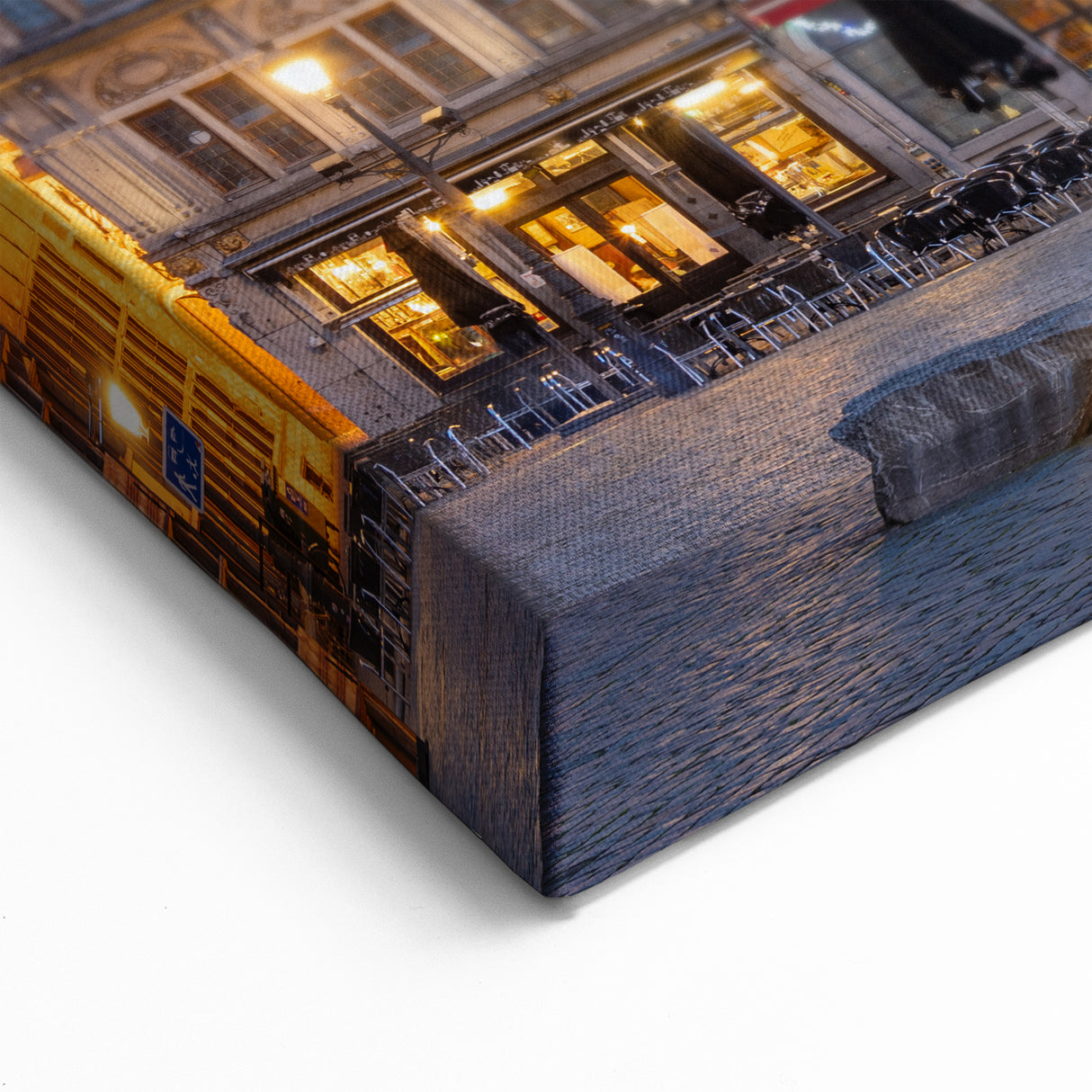 Belgium Wall Art – Brabo Fountain and Guildhalls in Antwerp