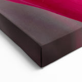 Botanical Leaf Wall Art: Vibrant Pink and Brown Leaf Canvas Prints