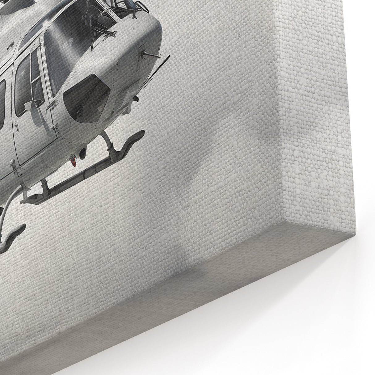 Helicopter Wall Art | Modern Aviation Canvas Prints | Helicopter Photography Art