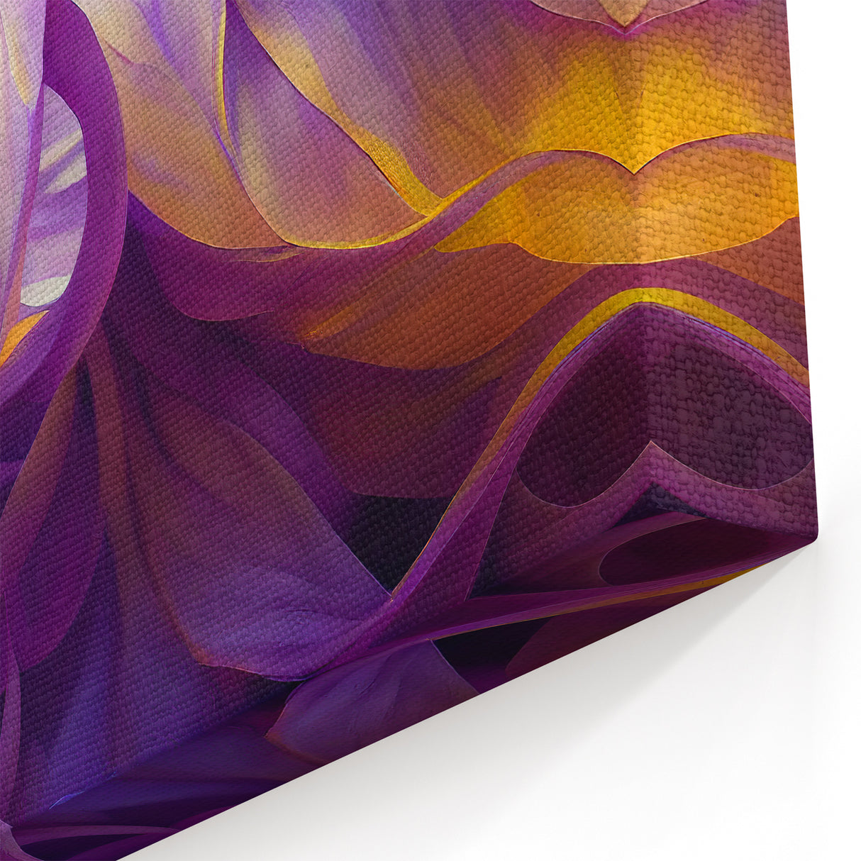Vibrant Purple Leaf Wall Art: Elegant Botanical Leaf Canvas Prints