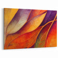 Autumn Leaf Wall Art: Vibrant Multicolor Botanical Leaf Canvas Prints