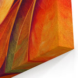 Autumn Leaf Wall Art: Vibrant Multicolor Botanical Leaf Canvas Prints