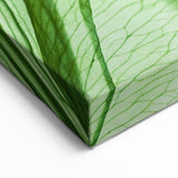 Translucent Green Leaf Wall Art: Botanical Nature-Inspired Canvas Prints