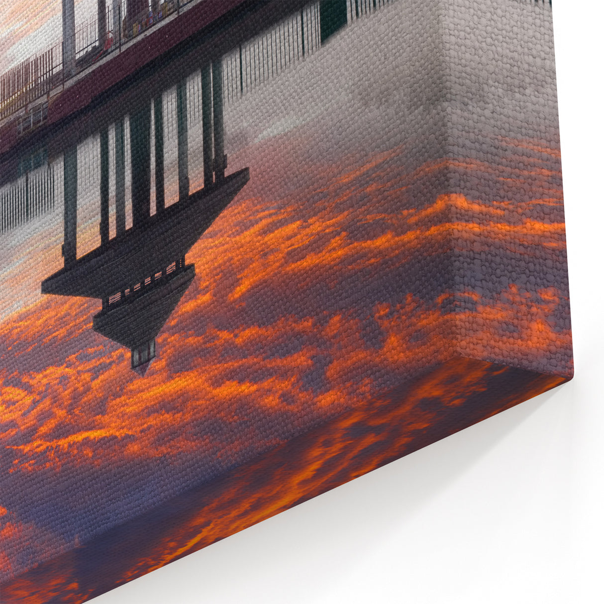Taiwan Pavilion at Sunset Reflection - Taiwan Nature Wall Art Print