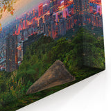 Taipei 101 Cityscape View - Taiwan Urban Skyline Wall Art Print