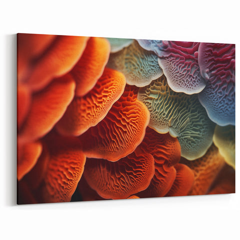 Abstract Multicolor Wall Art: Vibrant Nature-Inspired Canvas Prints