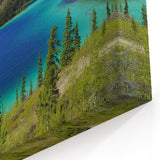 Emerald Waters of Yukon - Pristine Lake Canvas