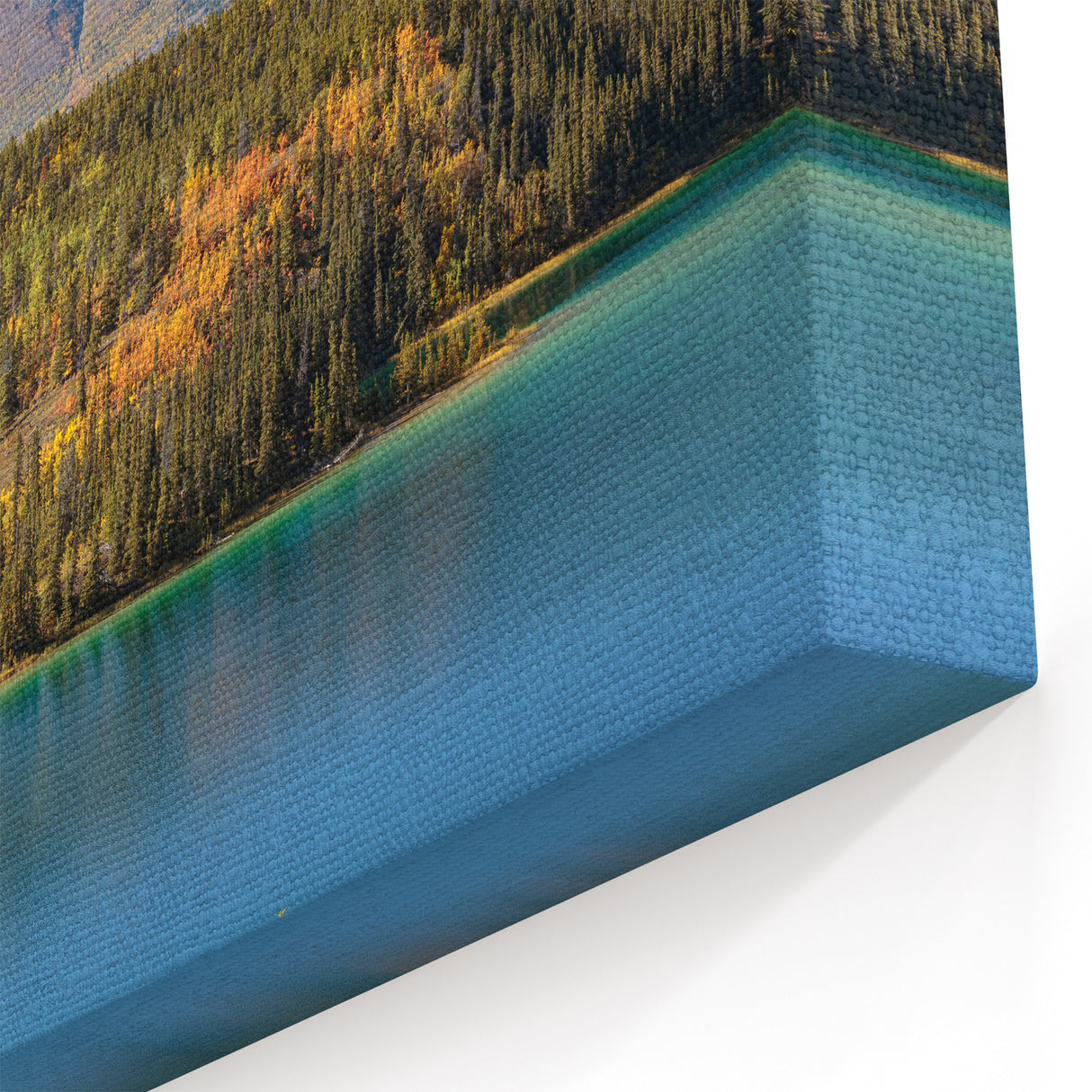 Autumn Reflections in Yukon - Tranquil Lake Canvas