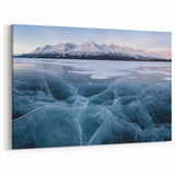 Frozen Majesty - Yukon Ice Lake Canvas